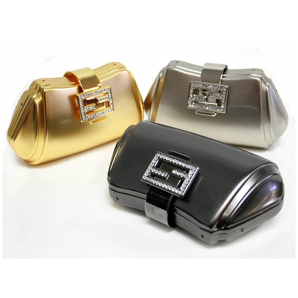 Farfalla Brass Metal Bag